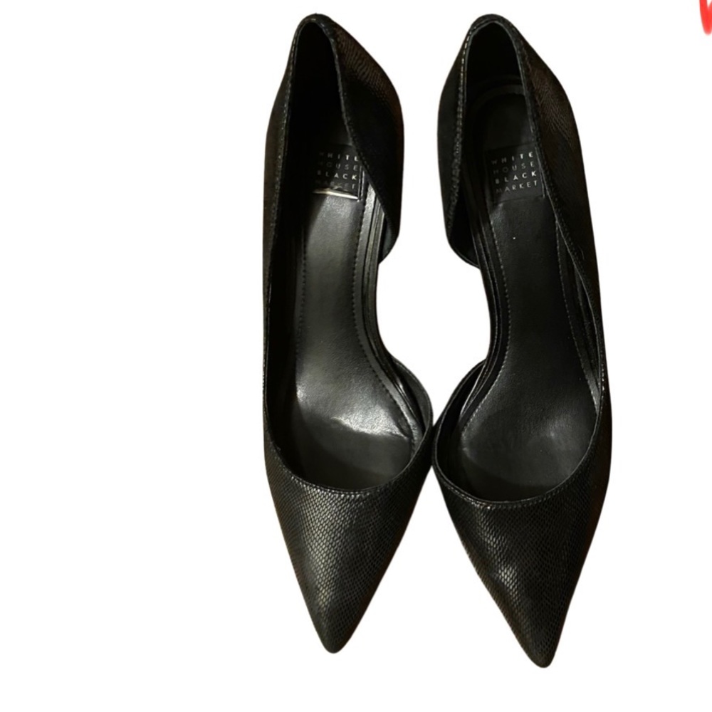 White & Black Market Black Shoes